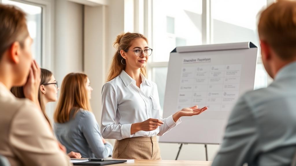 Tiimi presentoi tuloksia