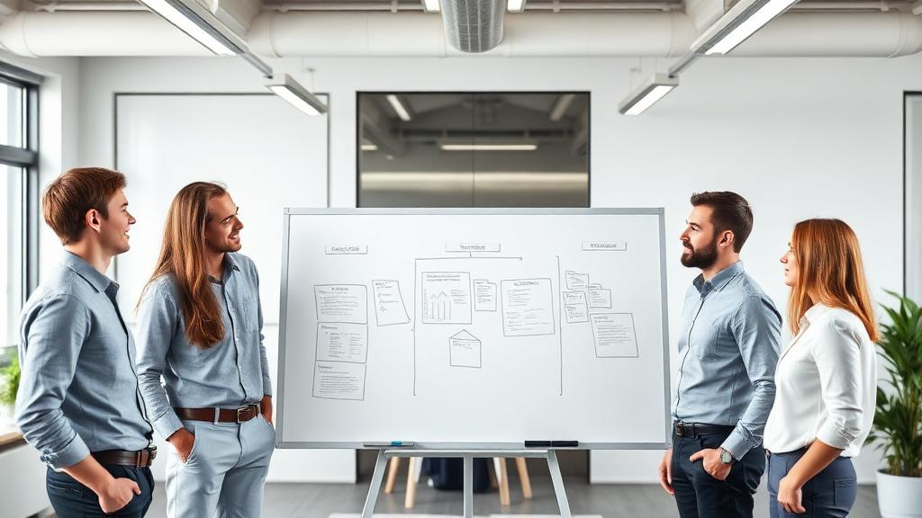 Tiimi suunnittelee kampanjaa